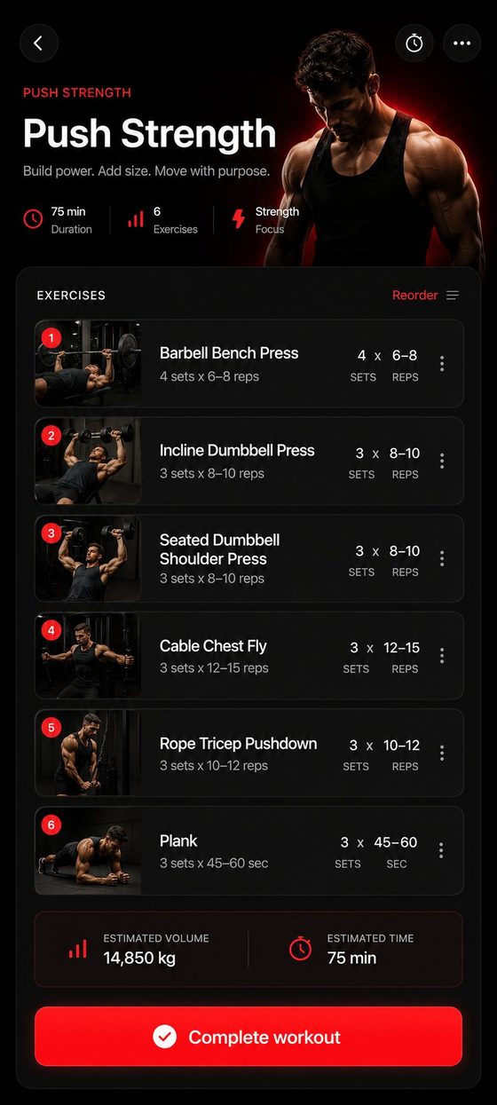 Home & daily plan